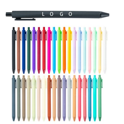 Macaron Color Press Plastic Pen