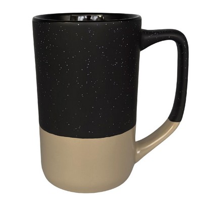 16 oz Boulder Mug - Black Speckled