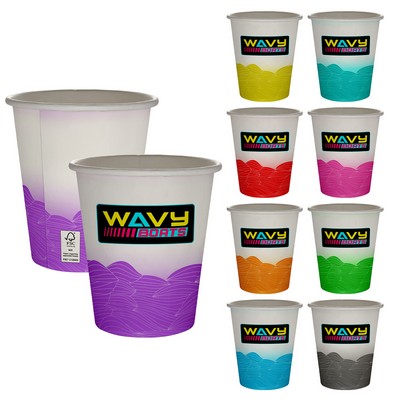 10 oz Full Color Turbulent Waves Paper Cup