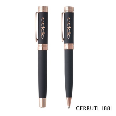 Cerruti 1881® Zoom Ballpoint & Rollerball Pen Gift Set - Navy