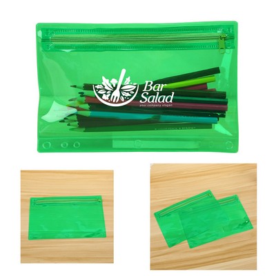 Clear Zipper Pencil Case