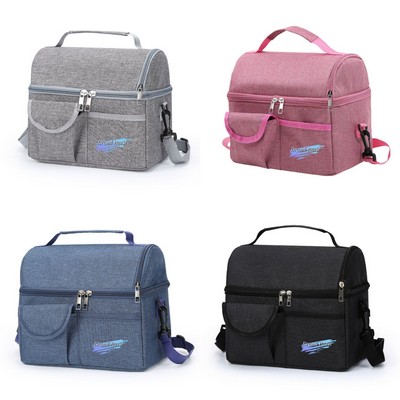 9L Insulated Lunch Bag With Shoulder Strap