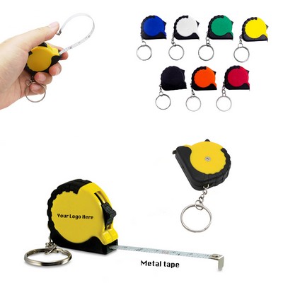 Mini Metal Tape Measure Key Chains