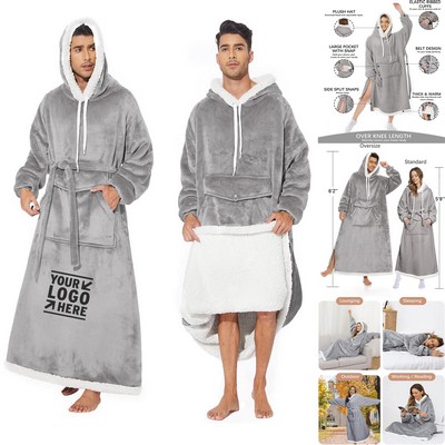 Long Wearable Blanket for Adults 5.5'' to 5.9'' Tall