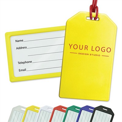 Rigid Plastic Luggage Tag Holders