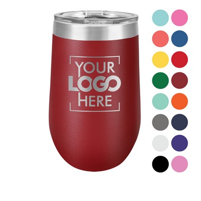 Polar Camel 16oz Stainless Steel Wine Tumbler with Lid