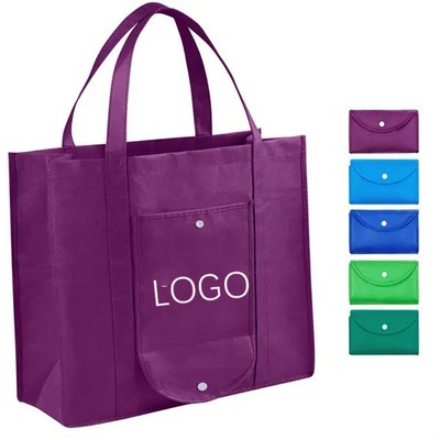 Foldable Into Pouch Extra Large Grocery Bags Durable Totes