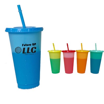 23 Oz Cold Color Changing Stadium Cup