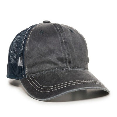 Outdoor Cap® Weathered Mesh Back Cap