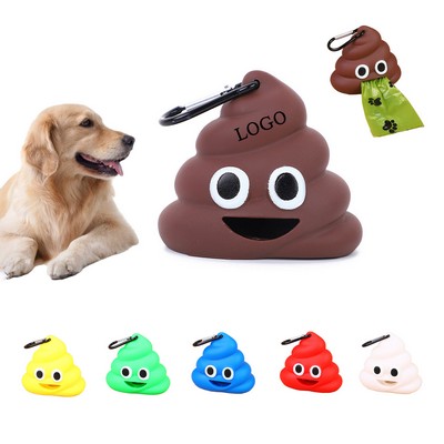 Funny Poop Bag Dispenser Emoji