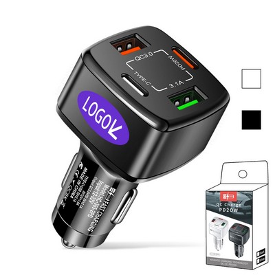 65 W 5-In-1 Car Fast Charger