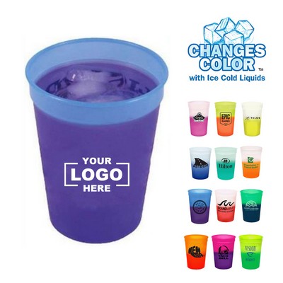 Custom Reusable BPA FREE Color Changing Mood Stadium Cup