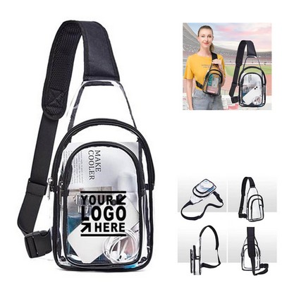 Clear Stadium Sling Bag