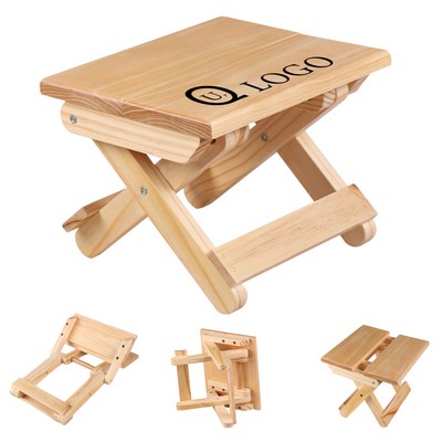 Wood Folding Stool