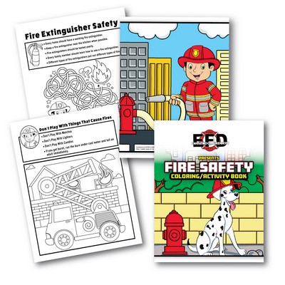 Fire Safety Coloring & Activity Book