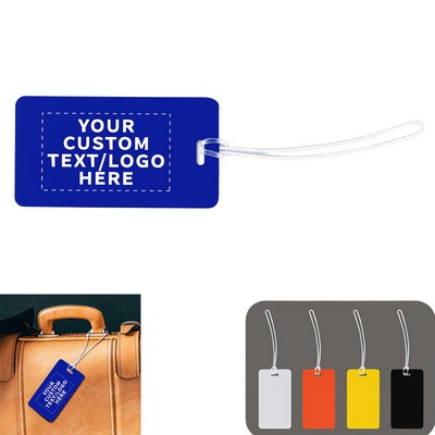 PVC Luggage Tags Customizable