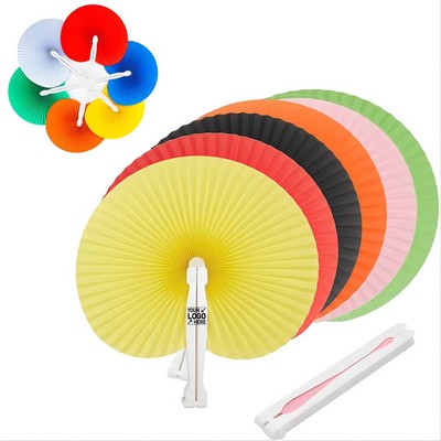 Portable Folding Handheld Fans for Cooling On-the-Go