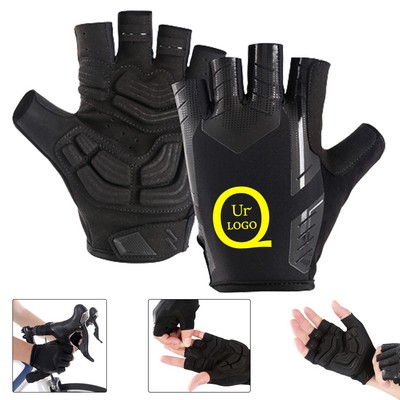 Half Finger Cycling Lycra Glove