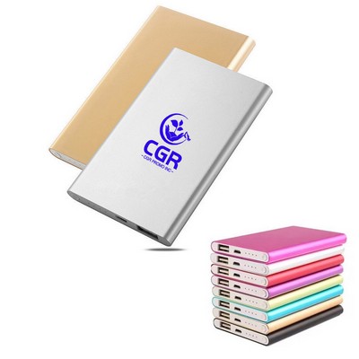 4000 mAH Aluminum Slim Power Bank