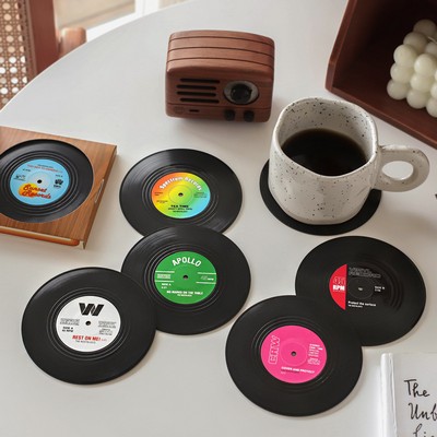 Vinyl Record Insulated Coaster