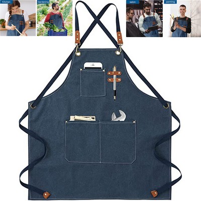 Cross Back Bib Apron