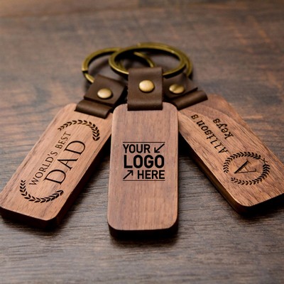 Custom Wood Keychain