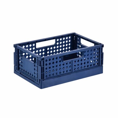 Space-Saving Portable Multi-Function Folding Plastic Storage Basket