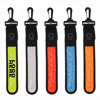 LED Glowing Reflective Backpack Pendants