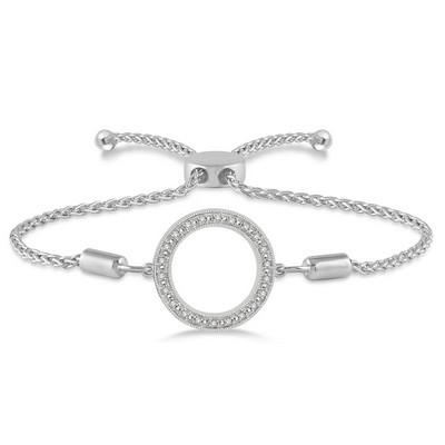 Jilco Inc Circle Of Life Diamond Bolo Bracelet