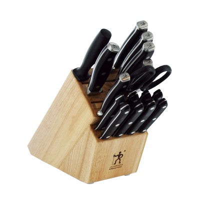 JA Henckels Forged Premio 17-Piece Knife Block Set