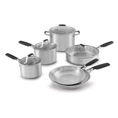 Calphalon Select By Calphalon Stainless Steel 10 Pc Cookware Set