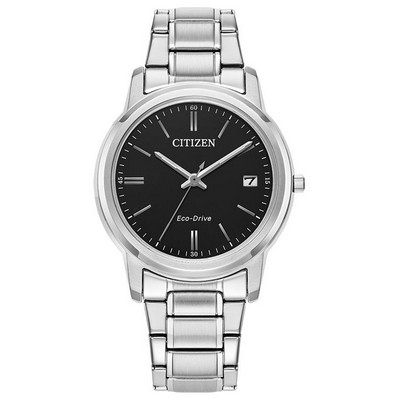 Citizen Watch Ladies'' Corporate Exclusive Stainless Steel Watch w/Black Dial