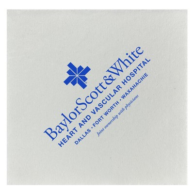 Uncoined White 3 Ply Beverage Napkins