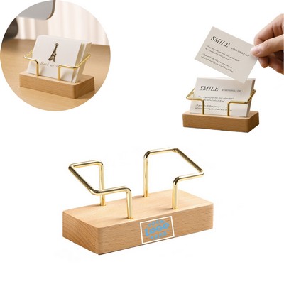 Beech Business Card Holder