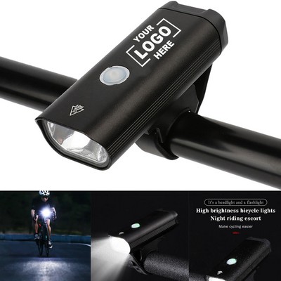 USB Rechargeable Aluminum Bike Light for Night Riding