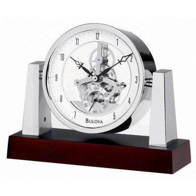 Bulova Largo See Through Table Clock