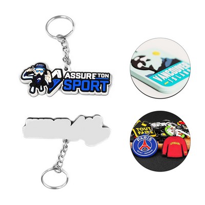 Custom 2'' Soft PVC Keychain