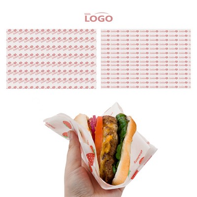 Custom Sandwich Wrapping Hamburger Paper