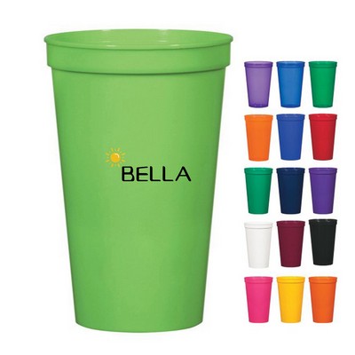 22 Oz Reusable Plastic Stadium Cups