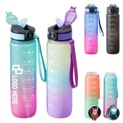 29.6 Oz Motivational Sports Water Bottle