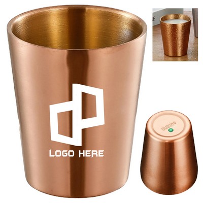 5.75 Oz Rose Gold Stainless Steel Cup