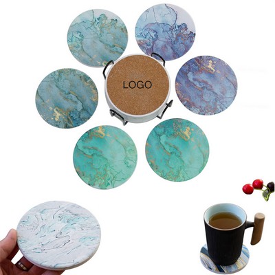 Absorbent Ceramic Coasters Practical And Durable Drinkware Accessories