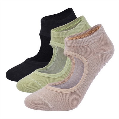 Cotton Non Slip Yoga Gym Dance Pilates Socks