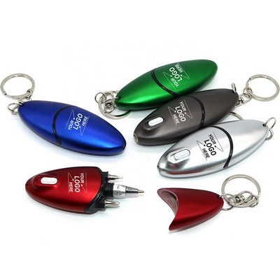 All-in-One LED Pen Keychain with Screwdriver