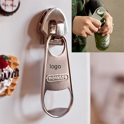 Zipper Design Beer Bottle Opener