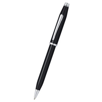 Cross Century® II Black Lacquer with Chrome Plated Ballpoint Pen