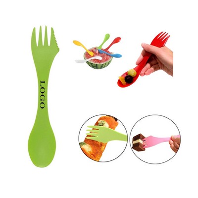 3 in 1 Plastic Spoon