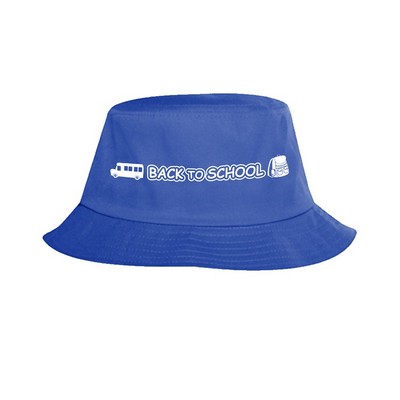 Cotton Twill Single-Sided Bucket Hat