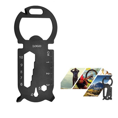 Multi-Function Creative Bottle Opener Keychain