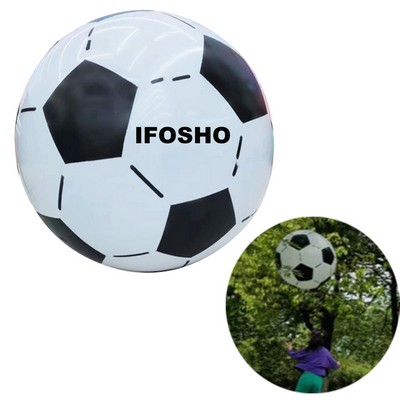 30" Diam. Giant Inflatable Soccer Ball for Backyard Play Birthday Party Beach